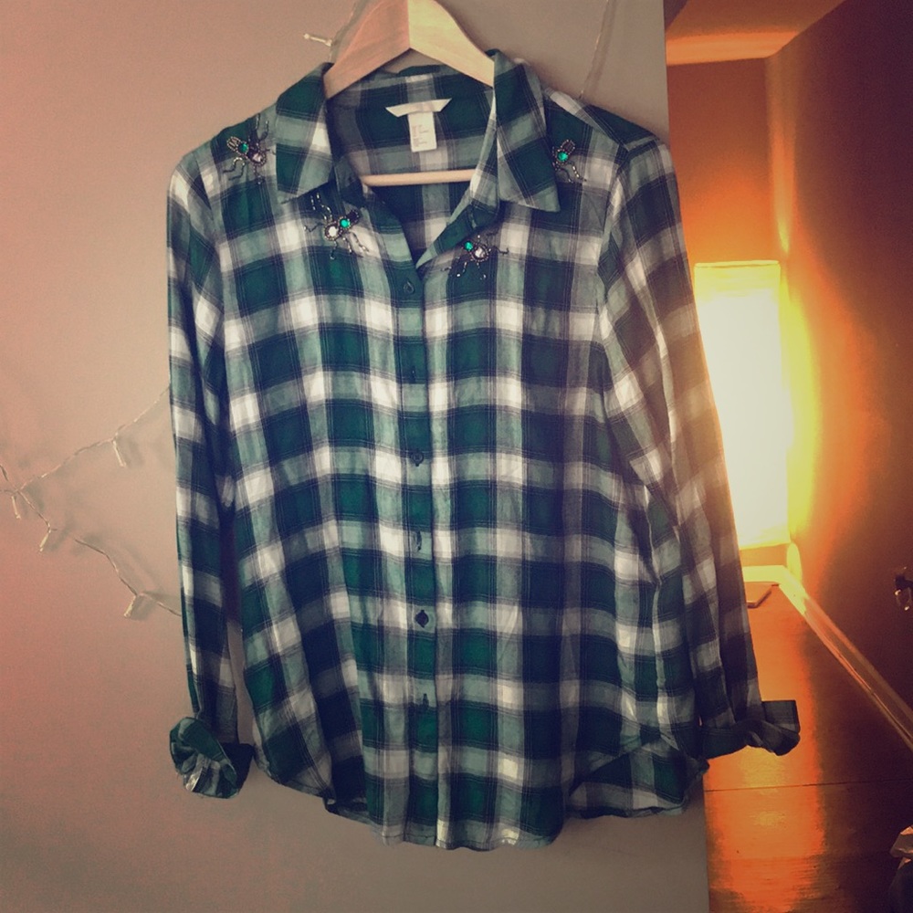 H&M US 4 Gently Worn Button Down Shirt